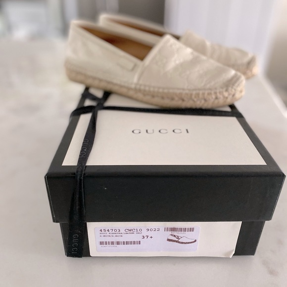 Gucci leather espadrille slides - Picture 9 of 10